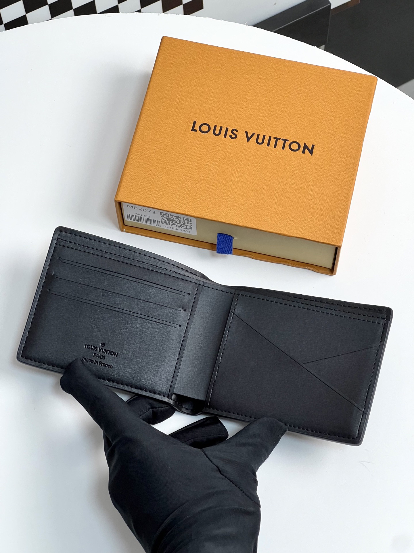 ルイ・ヴィトン「Louis Vuitton」レザーポケットウォレット