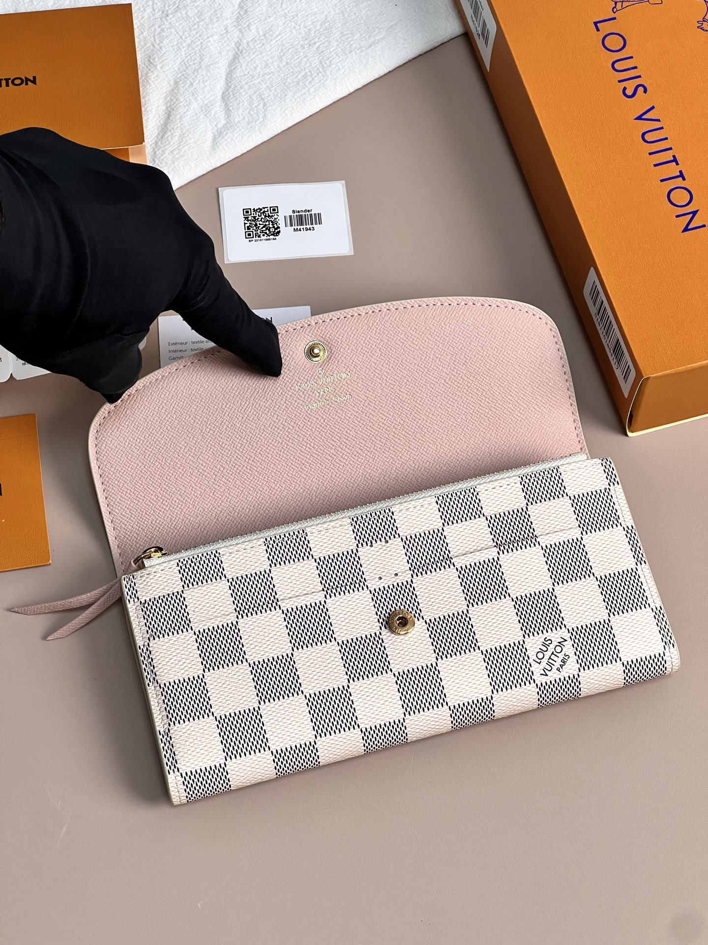ルイ・ヴィトン「Louis Vuitton」レザーポケットウォレット