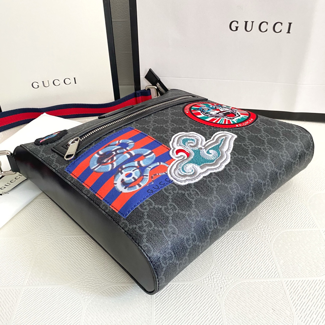 GUCCI 474137 メンズ ショルダーバッグ 斜めがけ 代金引換可
