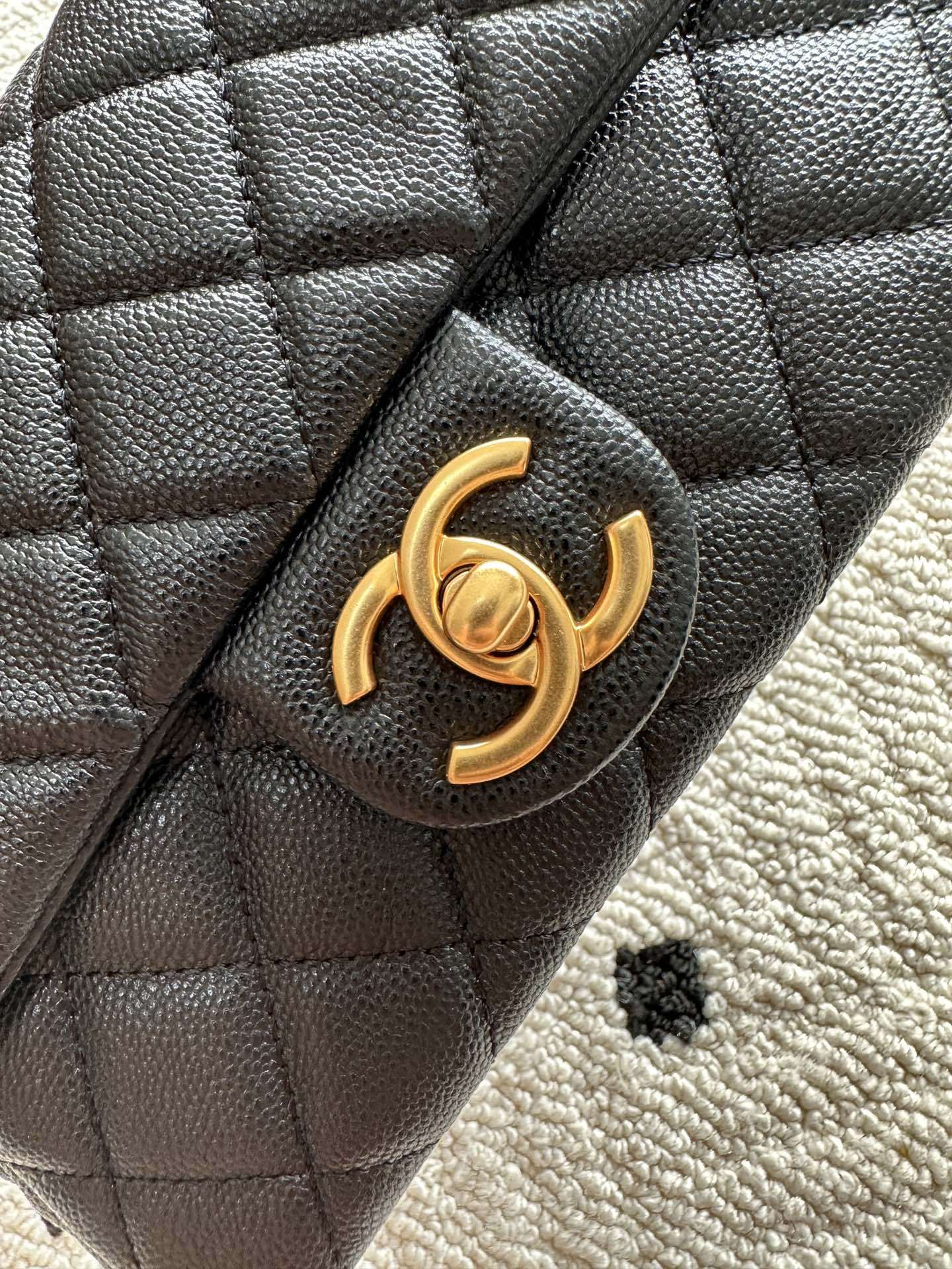 chanel シャネル AS5701 ラムスキン クラシックブラック レディース ショルダーバッグ