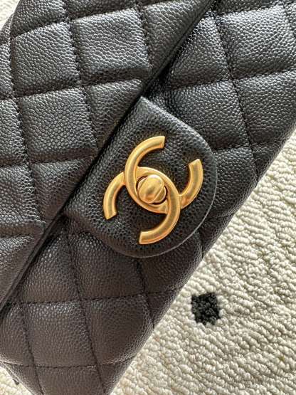 chanel シャネル AS5701 ラムスキン クラシックブラック レディース ショルダーバッグ