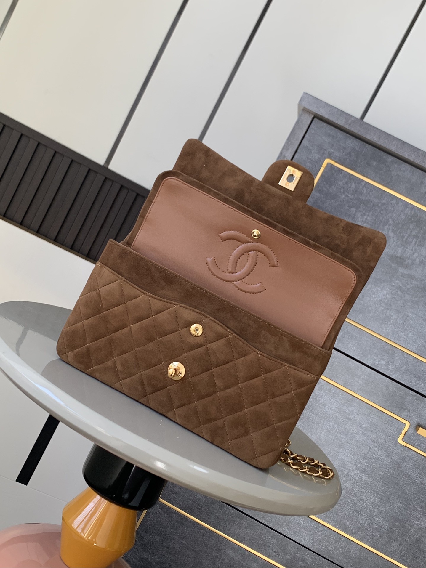 chanel シャネル 新作 スエード レディース ショルダーバッグ