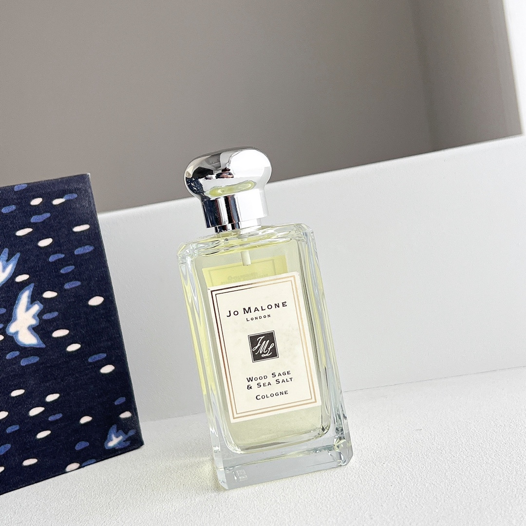 Jo Malone London ジョーマローン ウッドセージ＆シーソルト 2 点セット 100ml+9ml ボトル + ミニ ユニセックス 彼氏香 ボーイフレンドフレグランス ギフト 代金引換対応可
