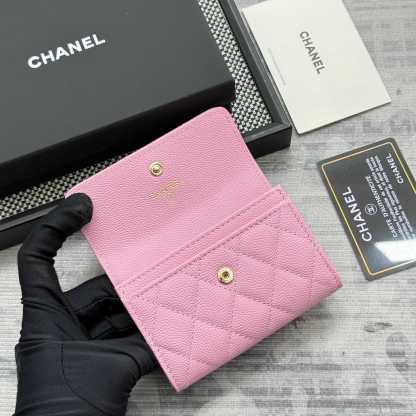 シャネル「Chanel」レザーポケットウォレット