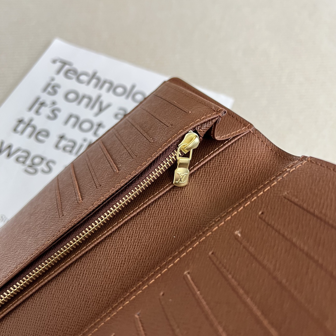 ルイ・ヴィトン「Louis Vuitton」レザーポケットウォレット