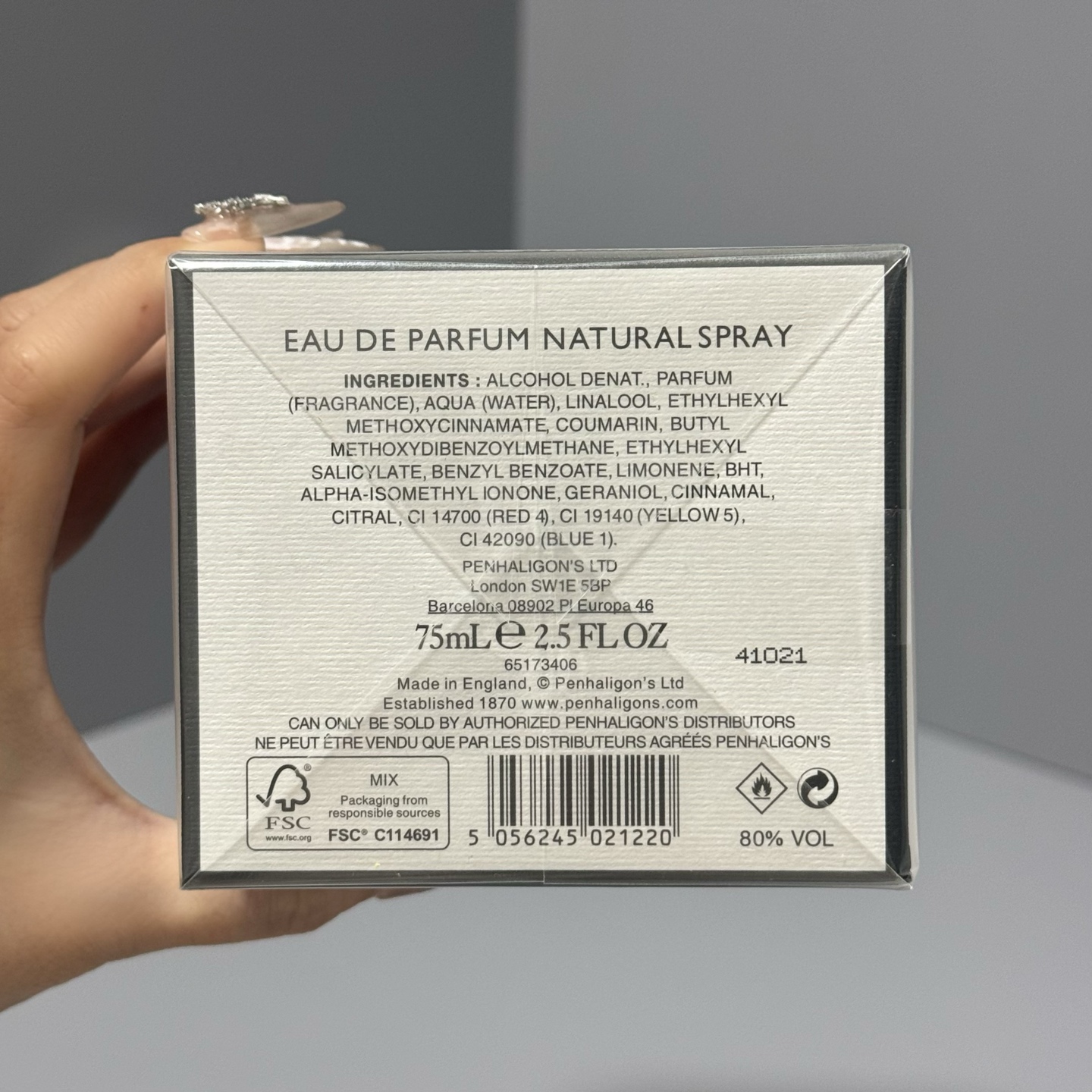 ペンハリガンズ Penhaligons レディースフレグランス  75ML 代金引換可