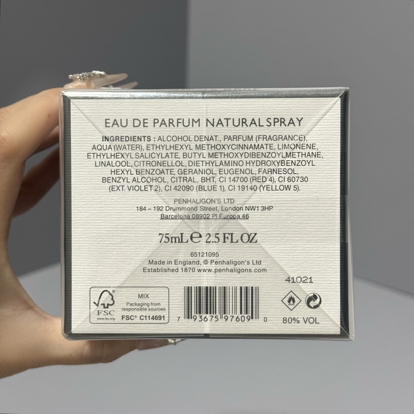 ペンハリガンズ Penhaligons レディースフレグランス  75ML 代金引換可