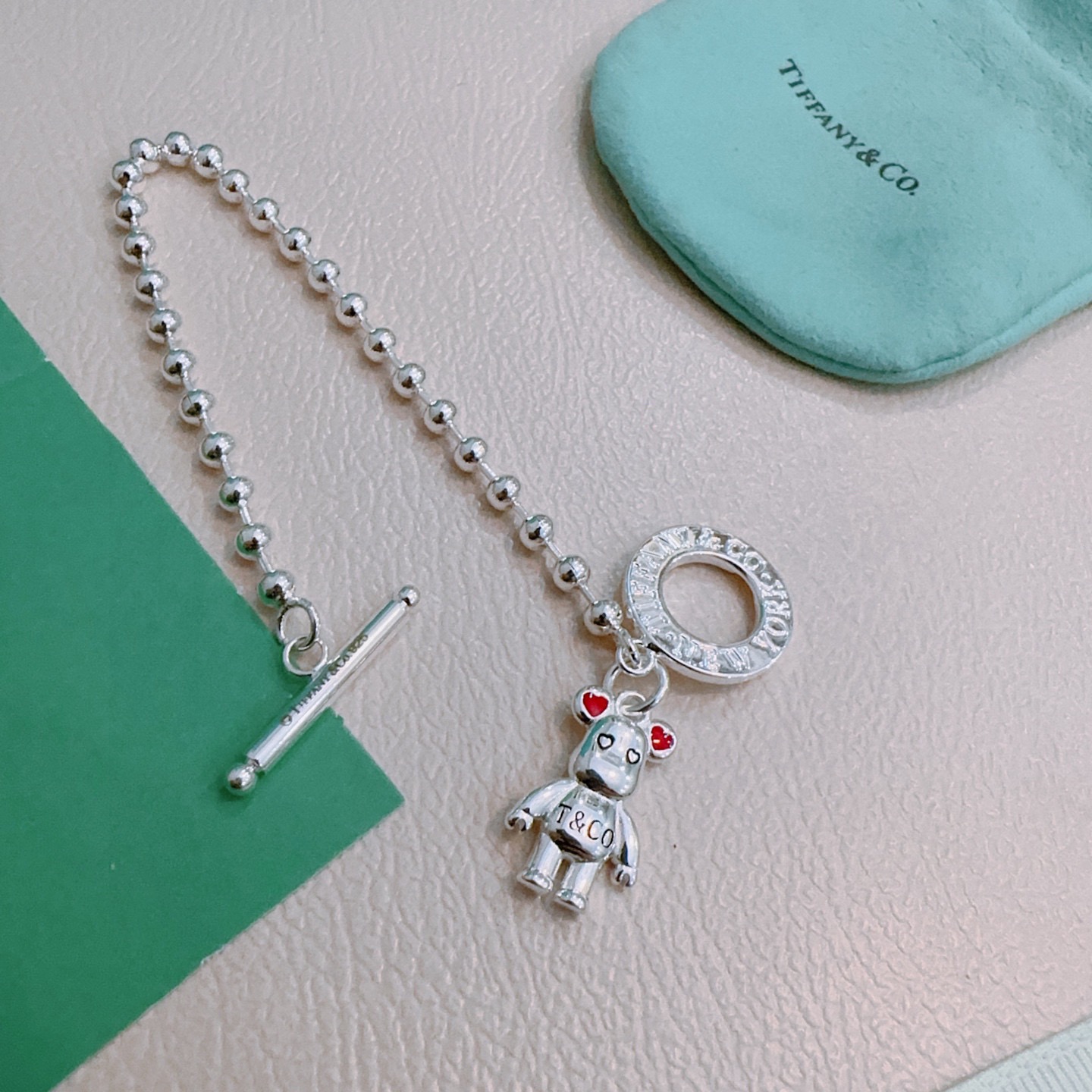 ティファニー TIFFANY & Co. シルバー スター同着 カップル ブレスレット 代金引換可