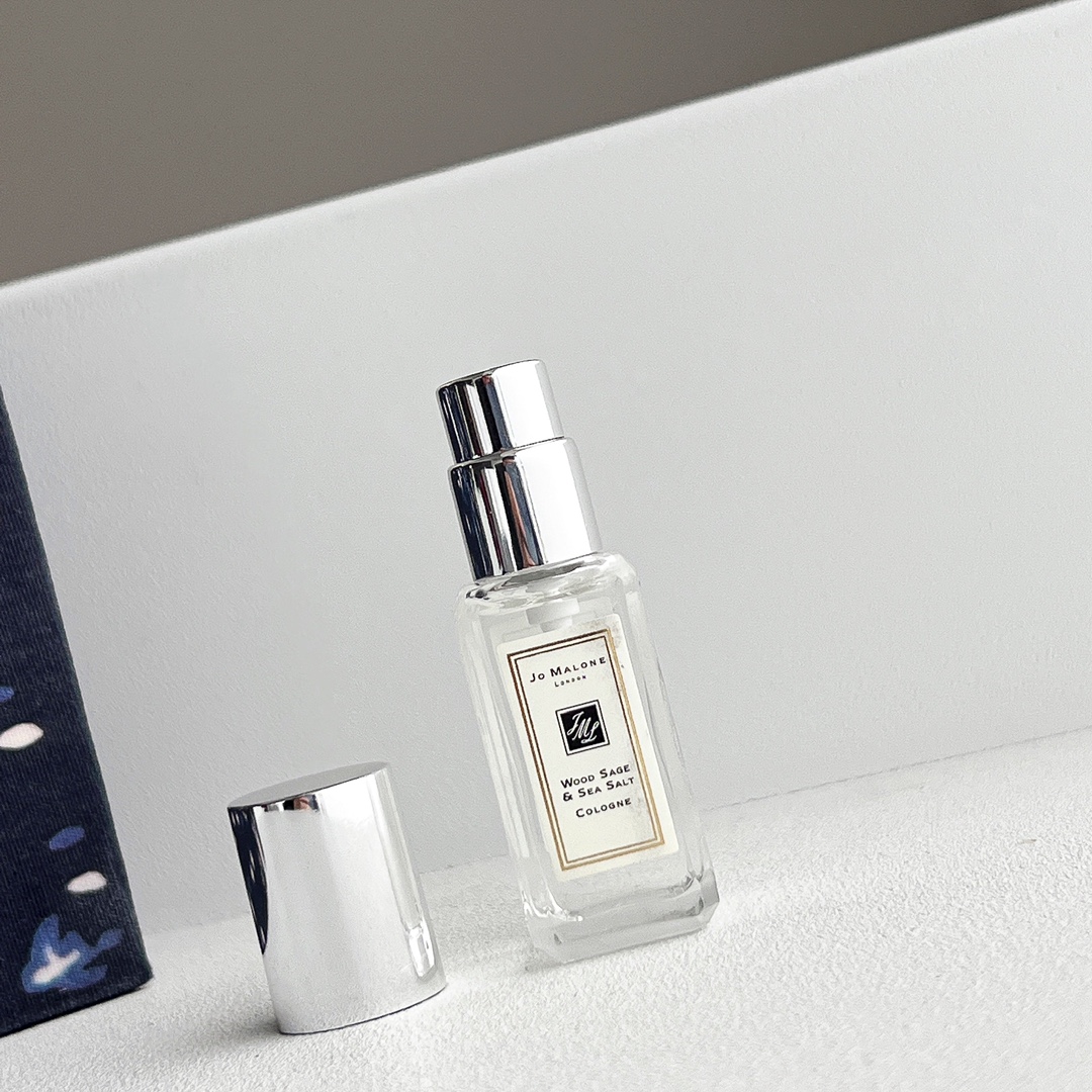 Jo Malone London ジョーマローン ウッドセージ＆シーソルト 2 点セット 100ml+9ml ボトル + ミニ ユニセックス 彼氏香 ボーイフレンドフレグランス ギフト 代金引換対応可