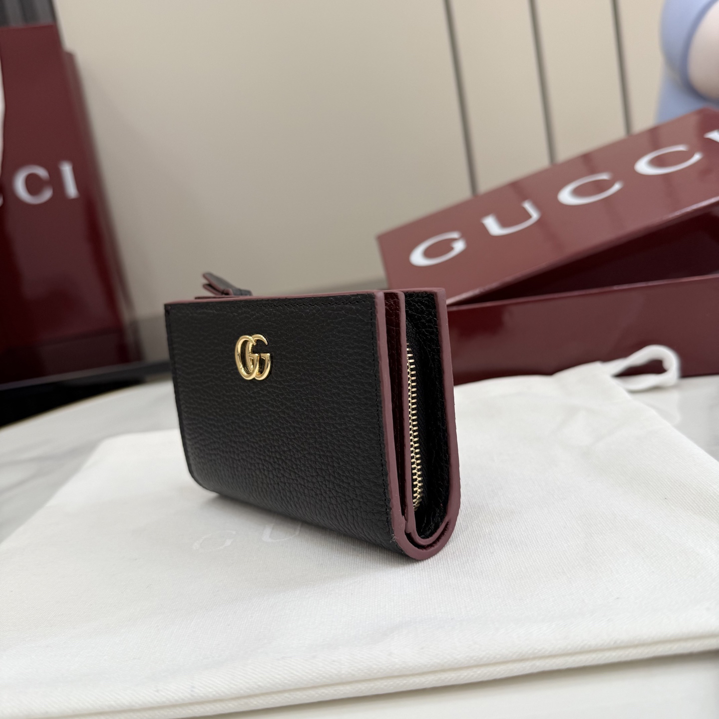 グッチ「Gucci」772738 レディース ラウンドファスナー長財布
