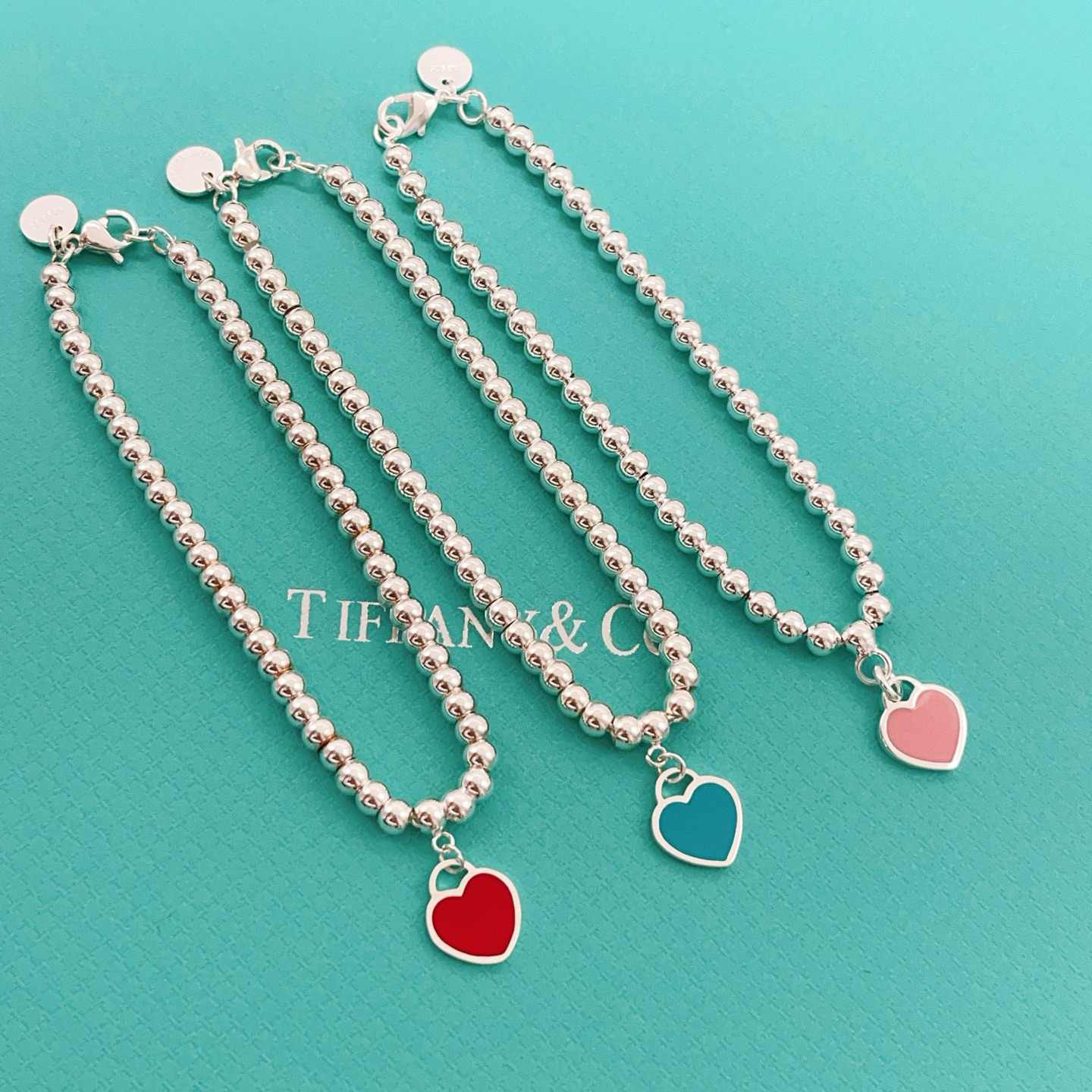 ティファニー TIFFANY & Co. シルバー スター同着 カップル ブレスレット 代金引換可