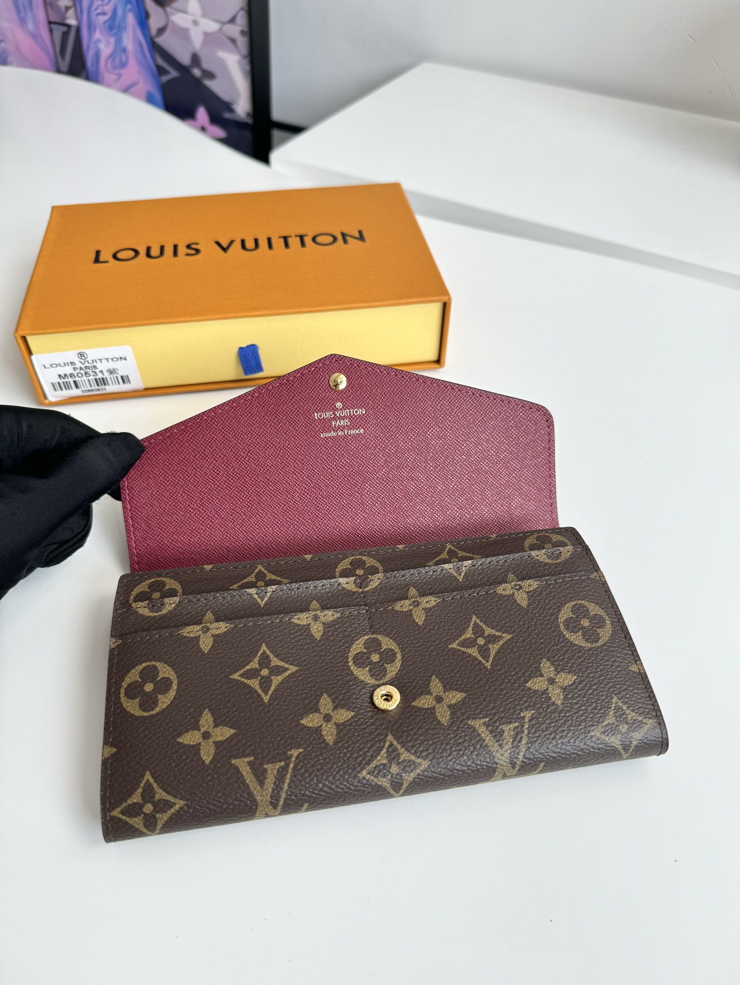 ルイ・ヴィトン「Louis Vuitton」レザーポケットウォレット