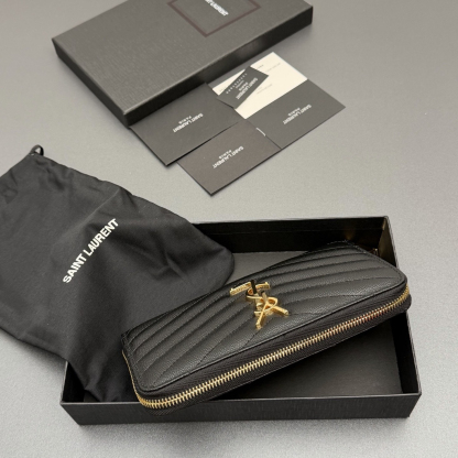 サンローラン「Saint Laurent」レザーポケットウォレット