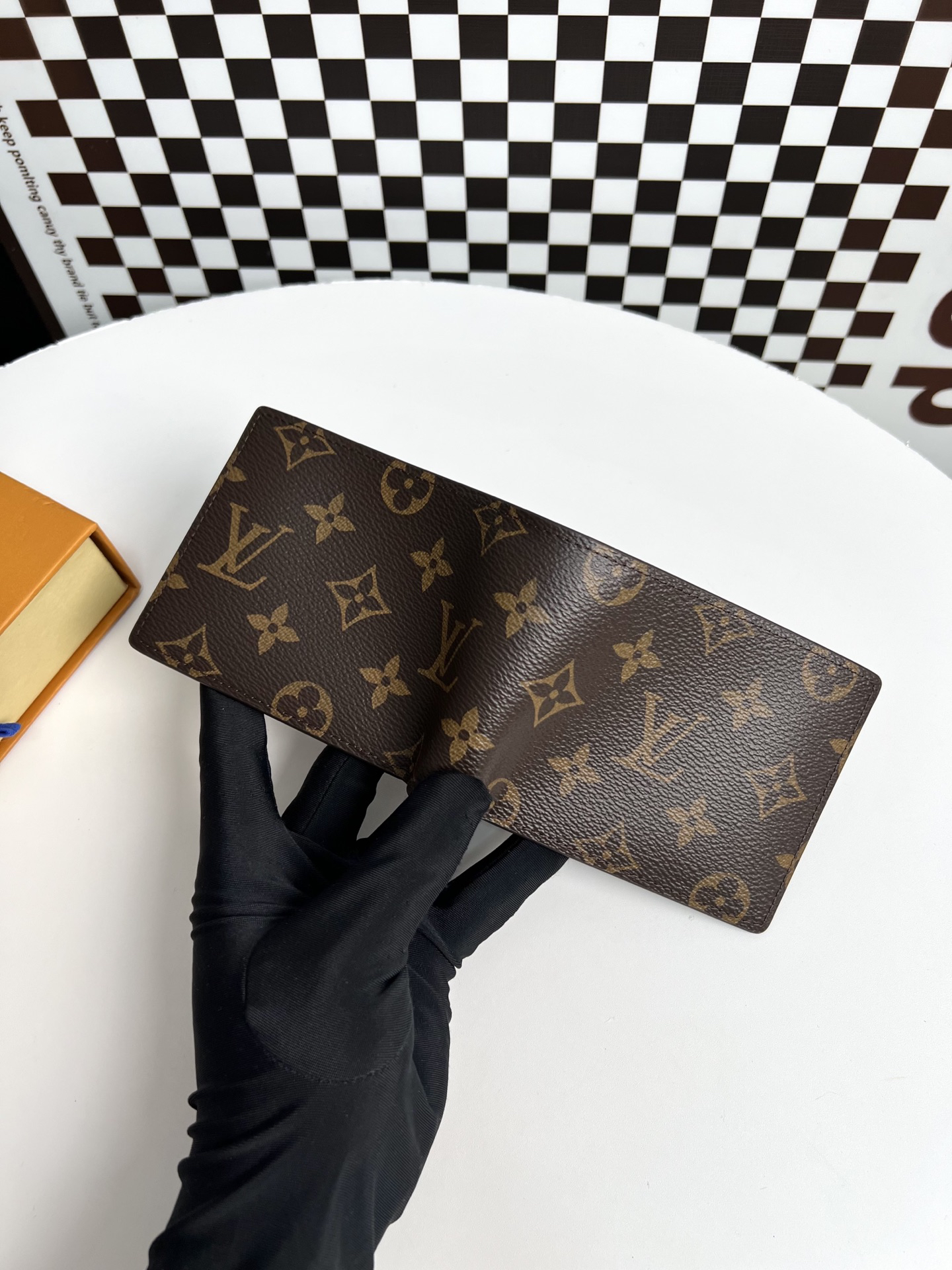 ルイ・ヴィトン「Louis Vuitton」レザーポケットウォレット