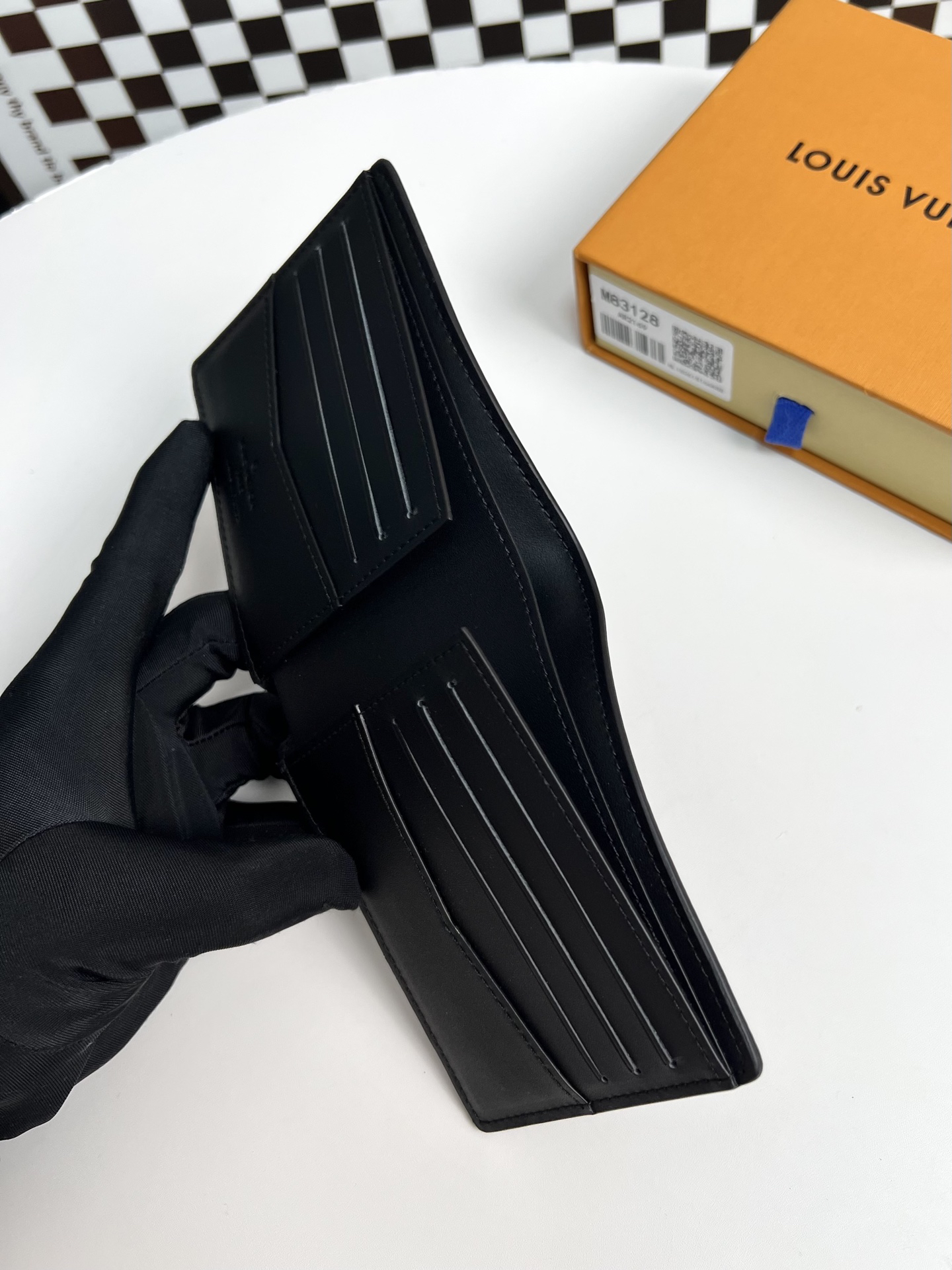 ルイ・ヴィトン「Louis Vuitton」レザーポケットウォレット