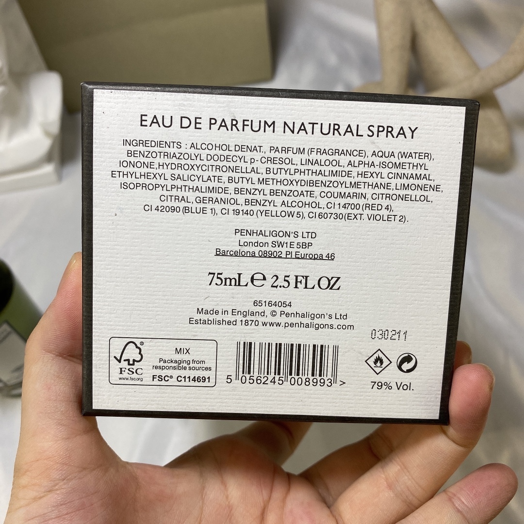 ペンハリガンズ Penhaligons メンズフレグランス  75ml 代金引換可