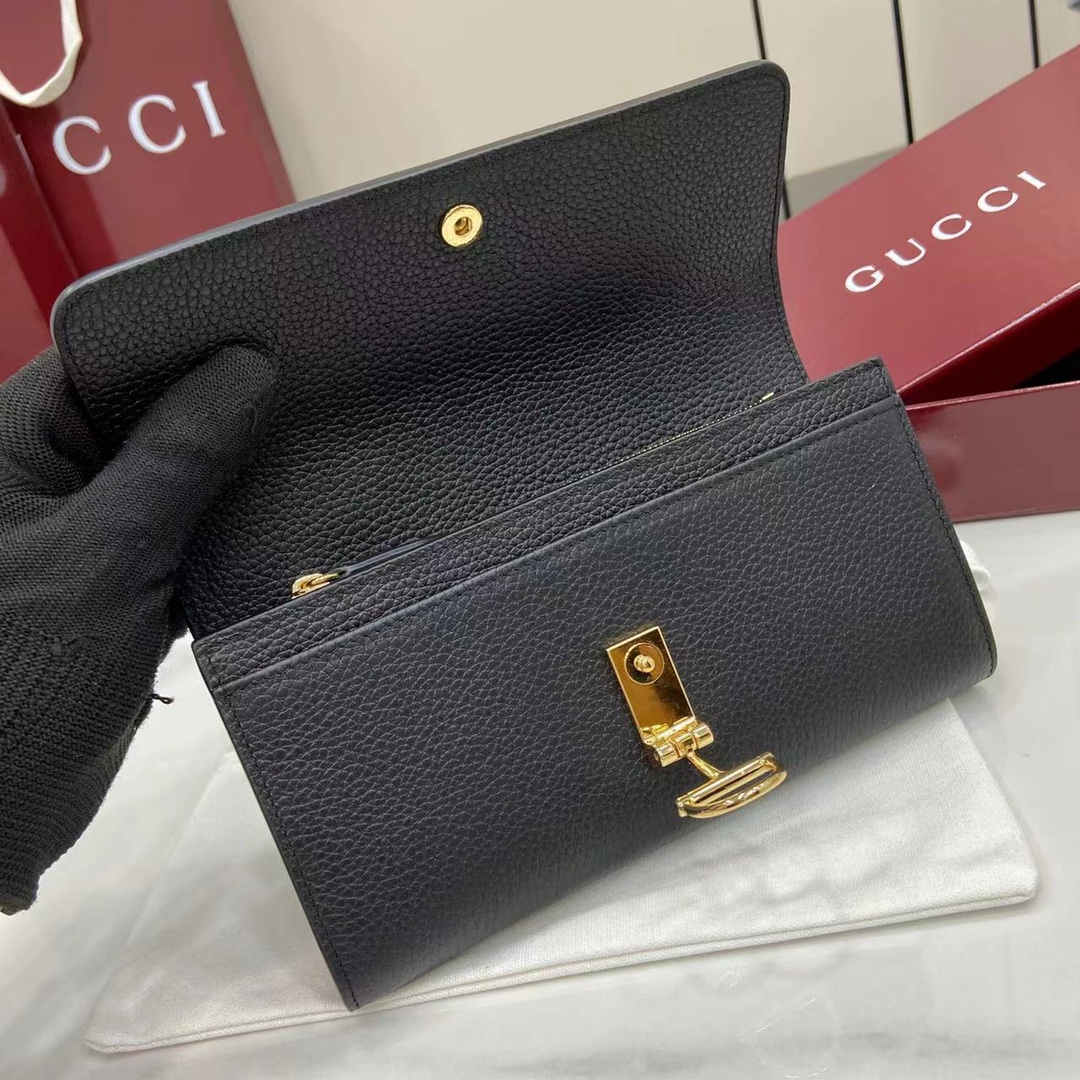 GUCCI グッチ ソフトビット コレクション 828147 ホワイト カーフスキン レディース長財布