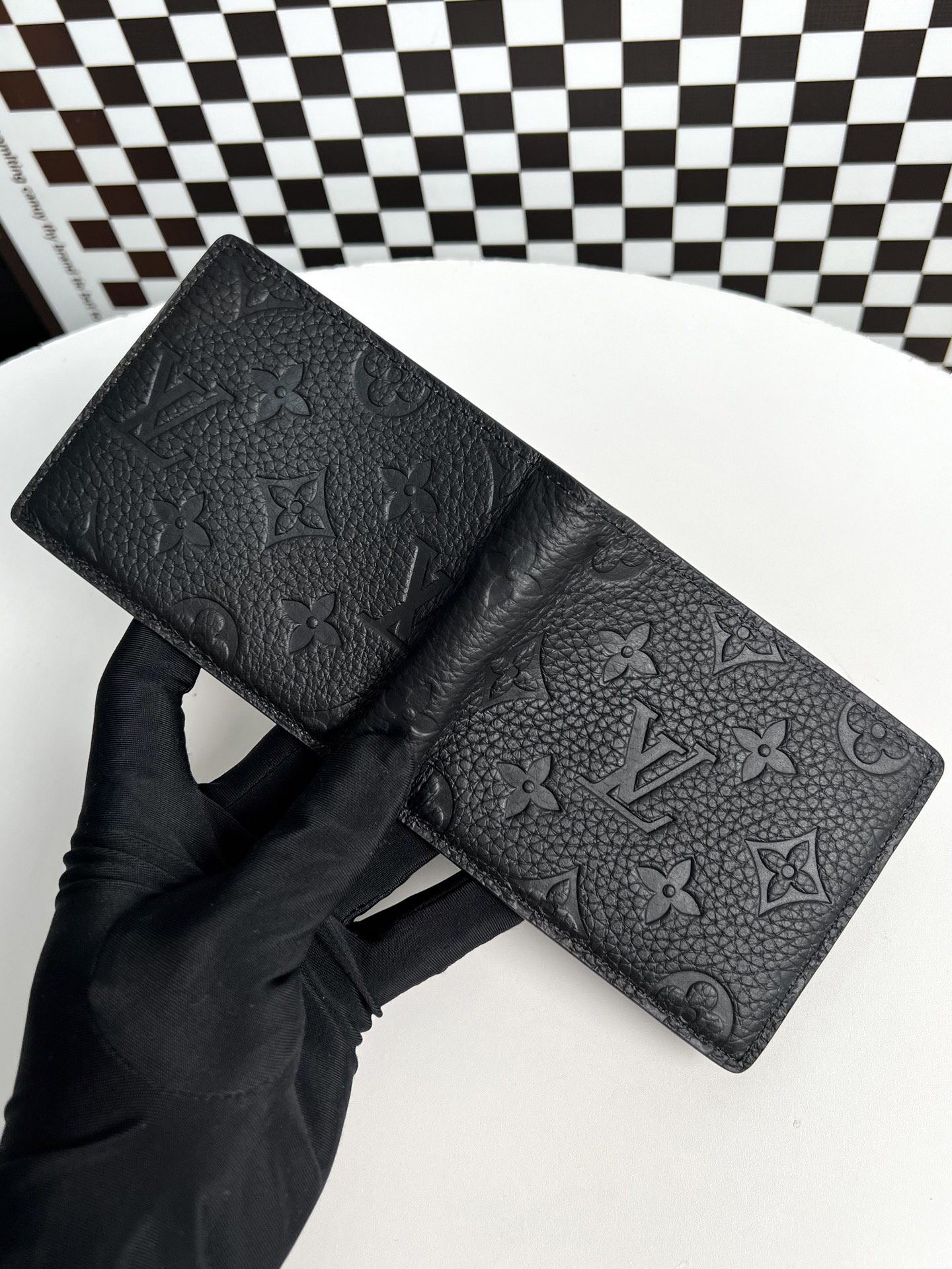 ルイ・ヴィトン「Louis Vuitton」レザーポケットウォレット