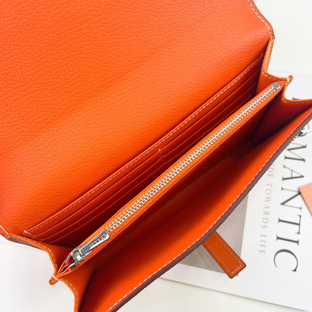 エルメス「Hermès」レザーポケットウォレット