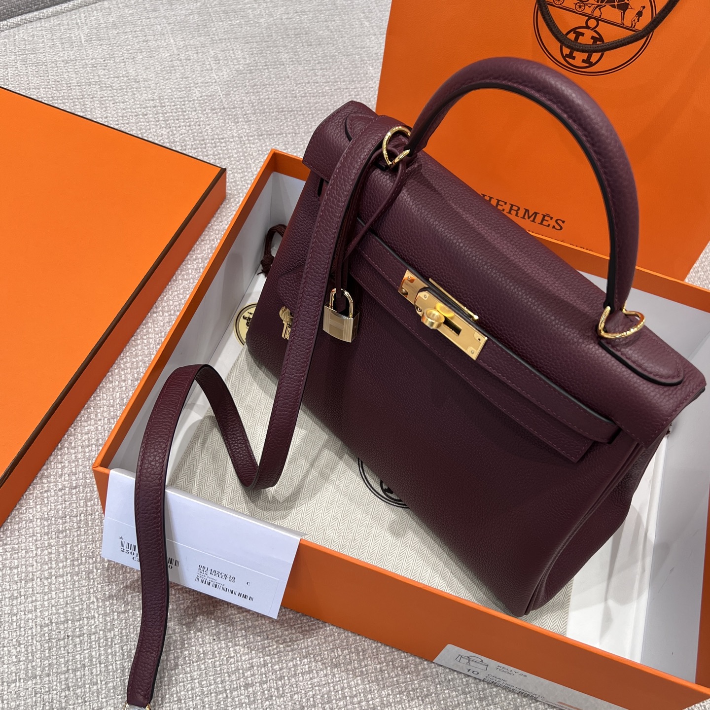 エルメス HERMÈS エルメス ケリー エプソン ハンドバッグ  ソン ハンドバッグ ハンドバッグ レディース 革製 高級 正規品 代金引換可