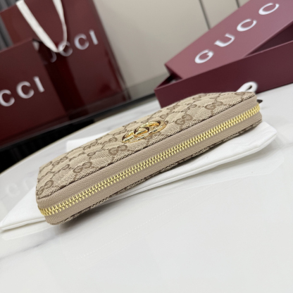 グッチ「Gucci」レディース ラウンドファスナー長財布