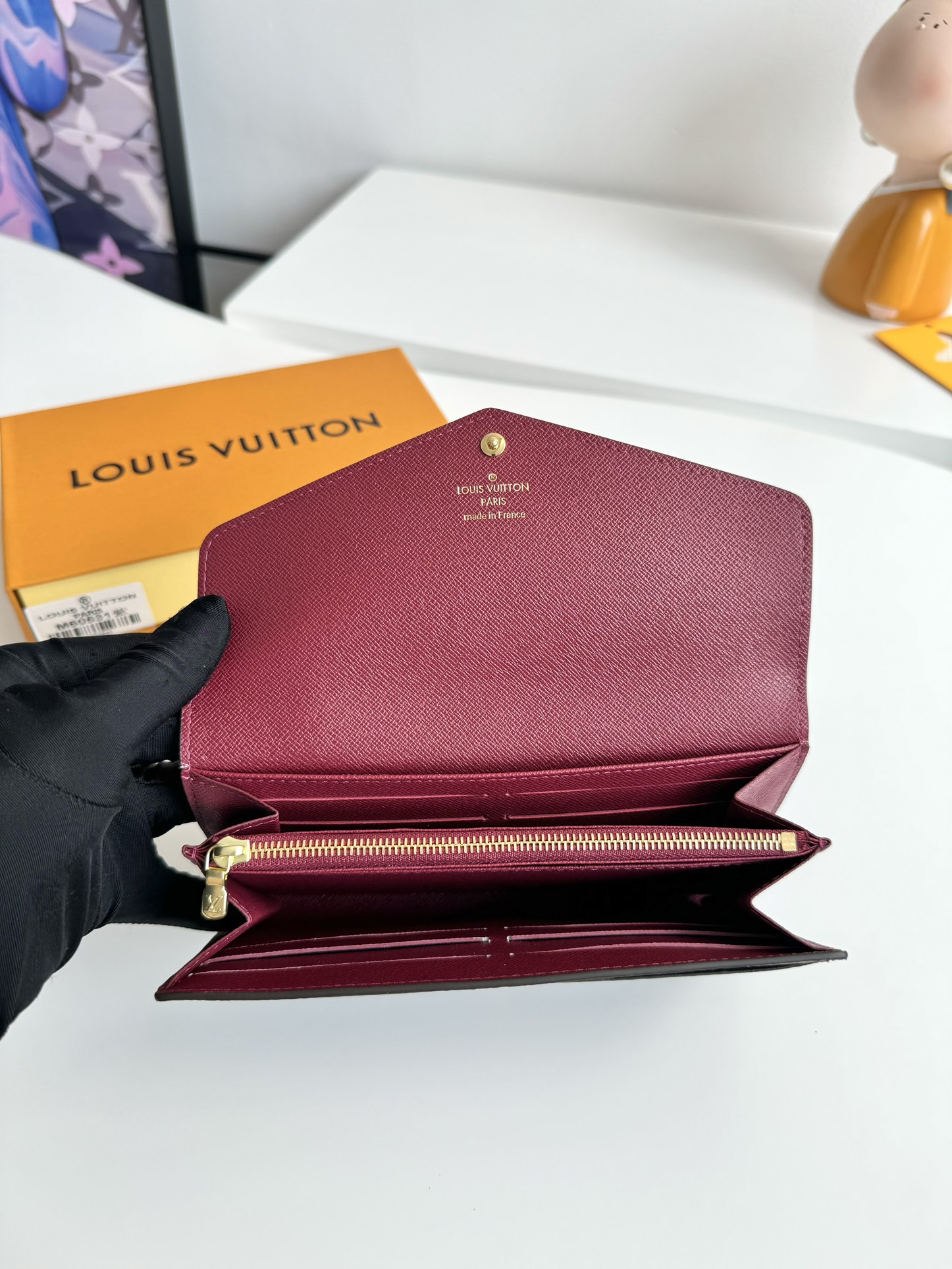 ルイ・ヴィトン「Louis Vuitton」レザーポケットウォレット