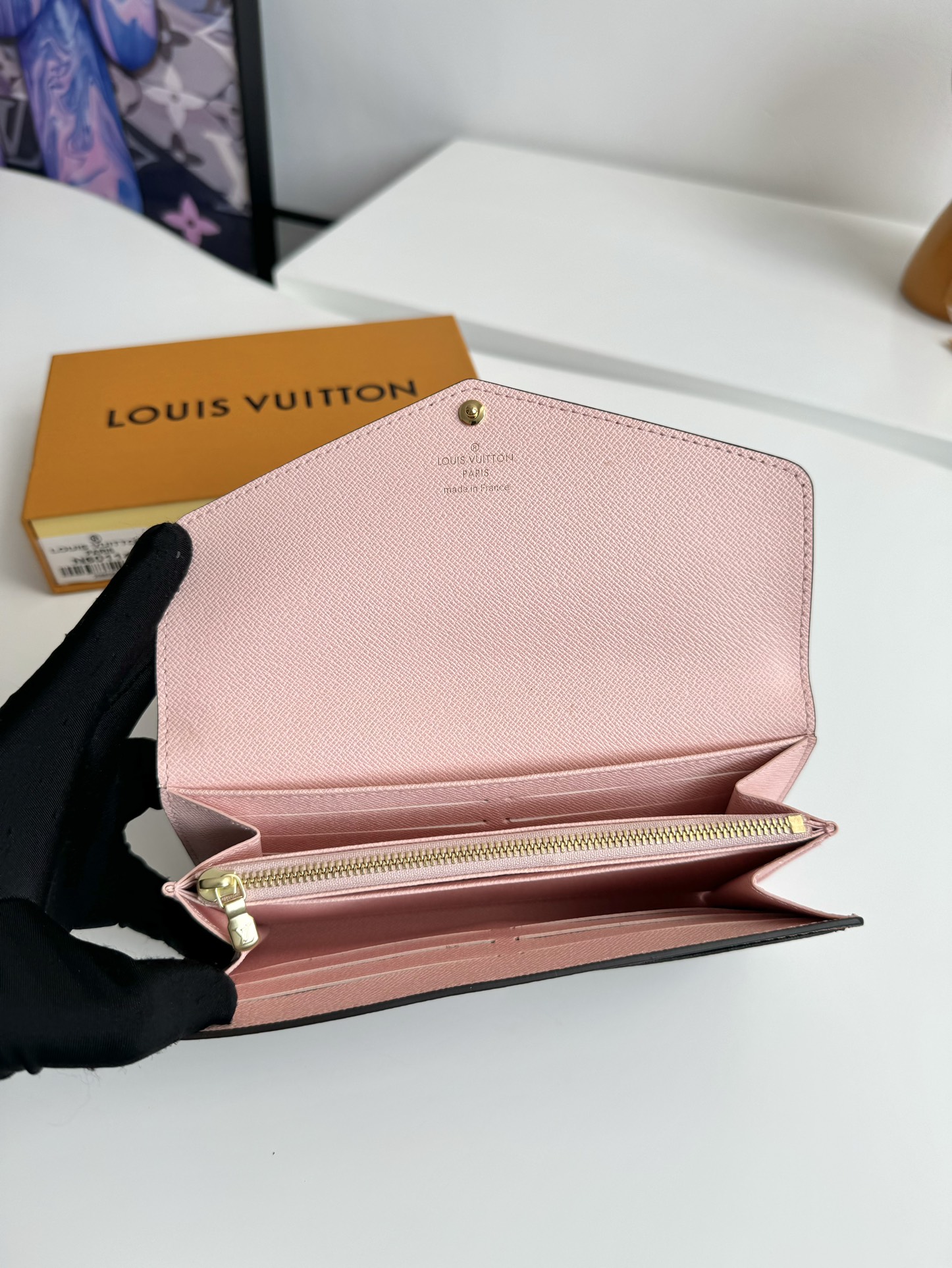 ルイ・ヴィトン「Louis Vuitton」レザーポケットウォレット