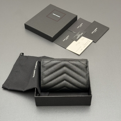 サンローラン「Saint Laurent」レザーポケットウォレット
