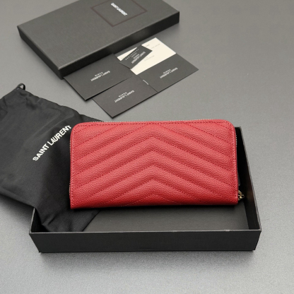 サンローラン「Saint Laurent」レザーポケットウォレット