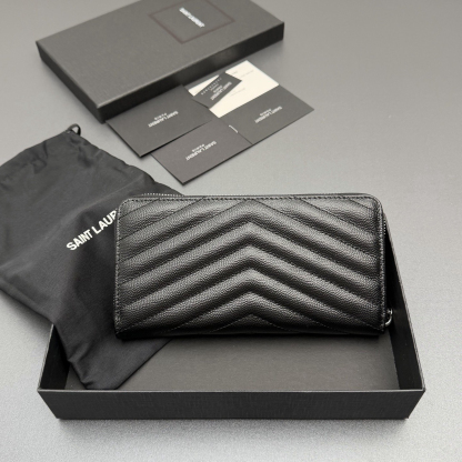 サンローラン「Saint Laurent」レザーポケットウォレット