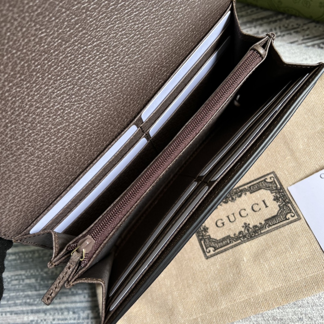 GUCCI グッチ オフィディア コレクション 523153 クラシックキャンバス レディース長財布