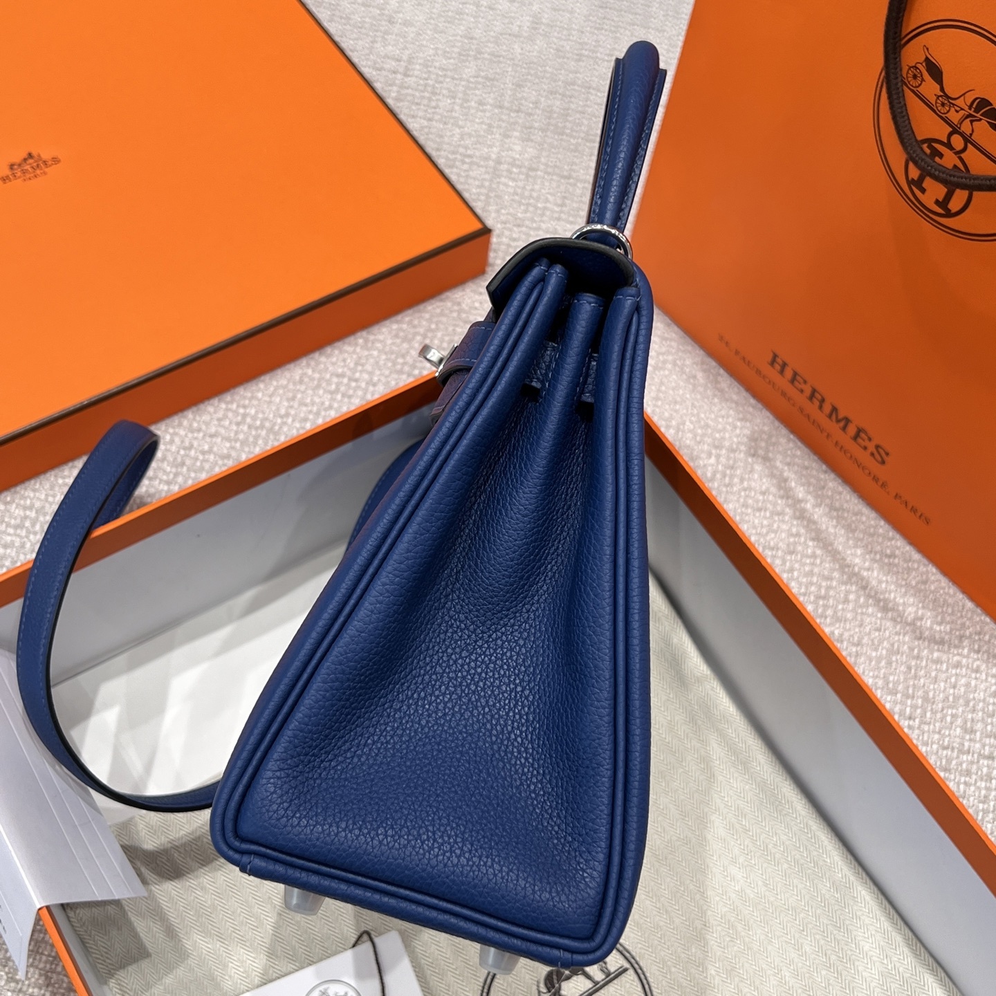 エルメス HERMÈS エルメス ケリー エプソン ハンドバッグ  ソン ハンドバッグ ハンドバッグ レディース 革製 高級 正規品 代金引換可