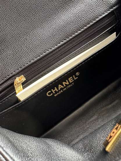 chanel シャネル AS5701 ラムスキン クラシックブラック レディース ショルダーバッグ