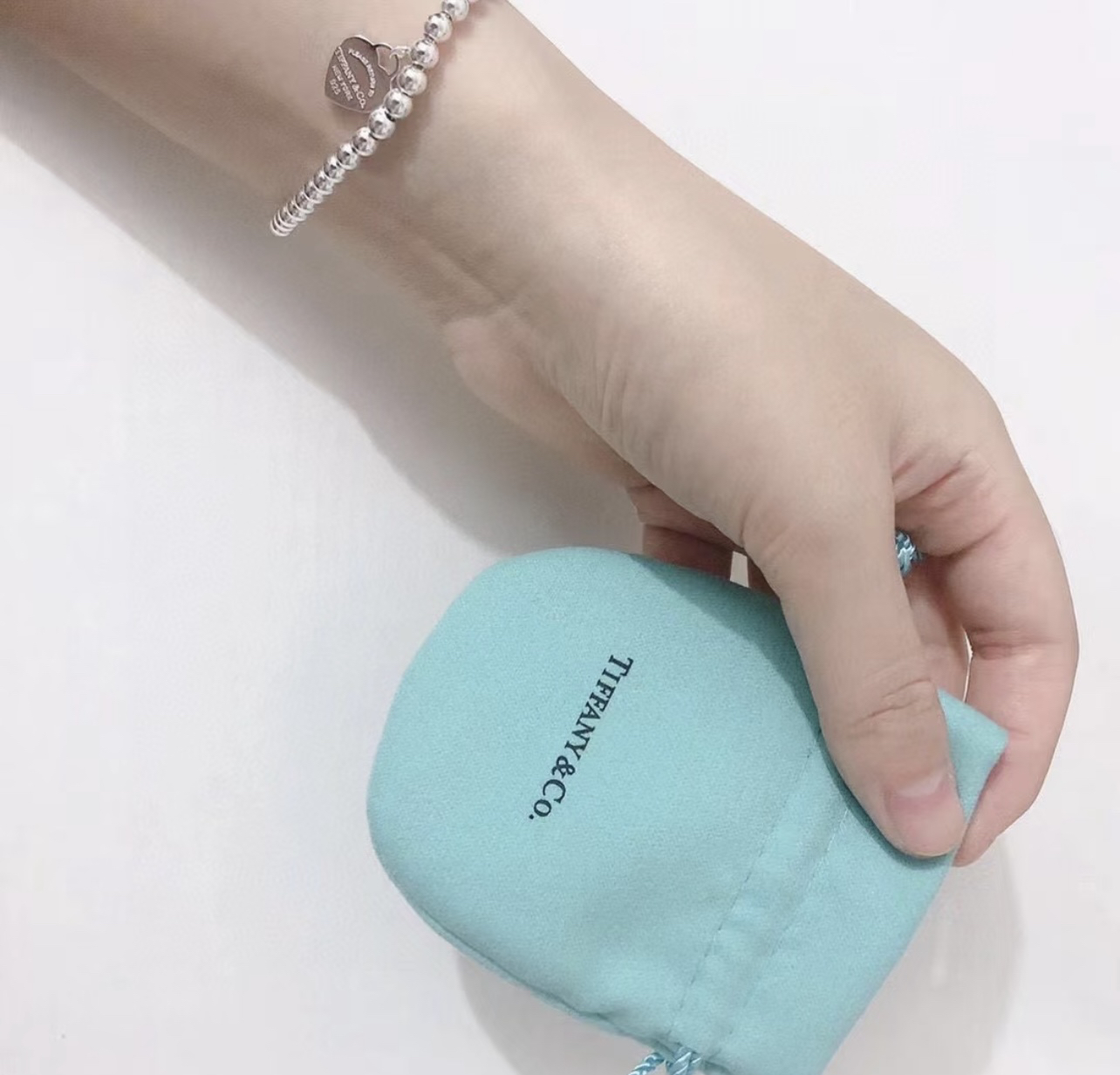 ティファニー TIFFANY & Co. シルバー スター同着 カップル ブレスレット 代金引換可