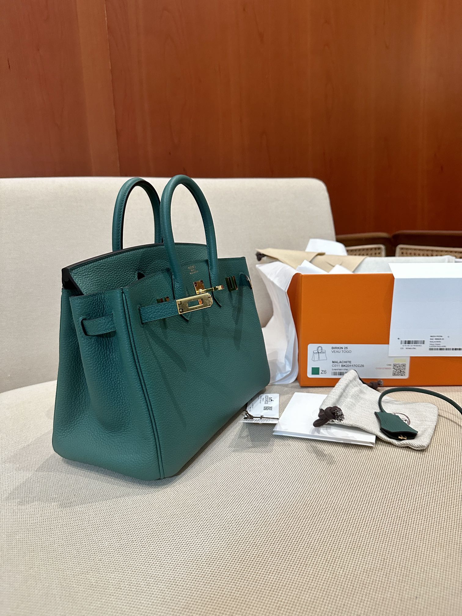 エルメス HERMÈS  BIRKIN25ソン ハンドバッグ ハンドバッグ レディース 革製 高級 正規品 代金引換可