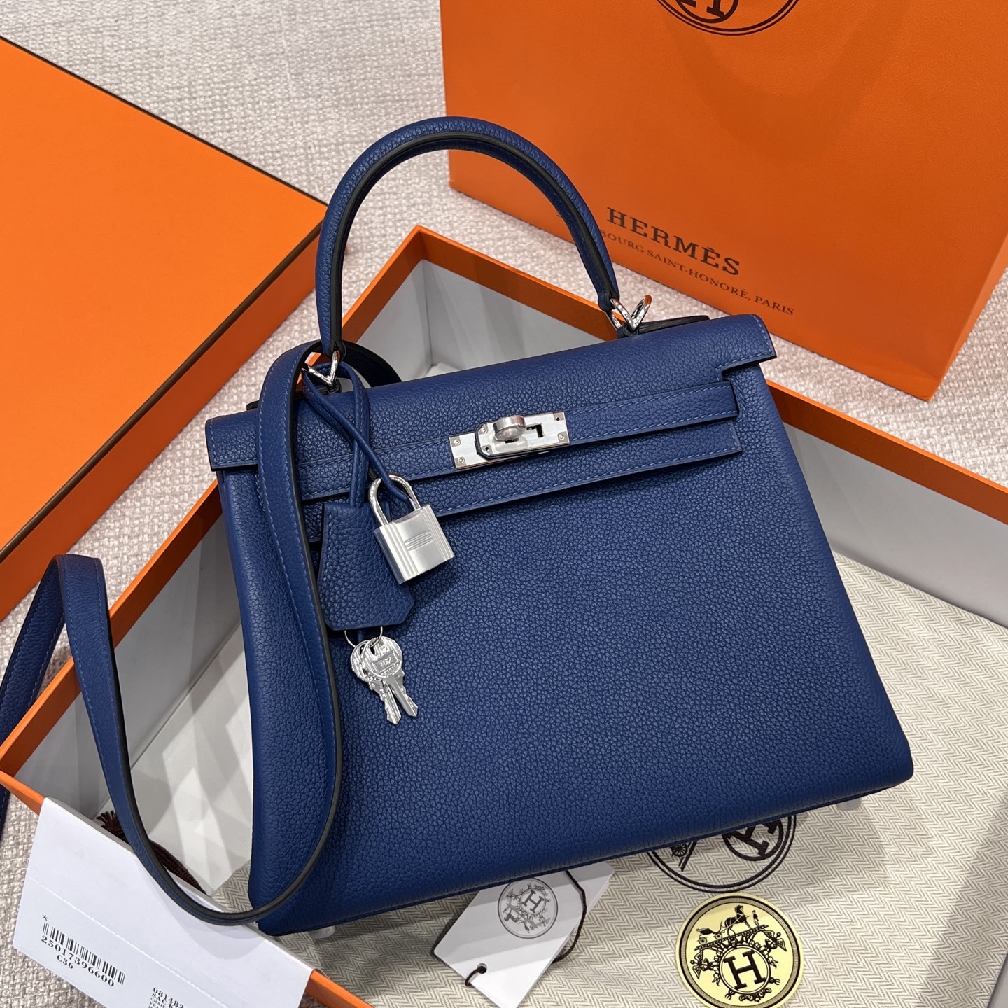 エルメス HERMÈS エルメス ケリー エプソン ハンドバッグ  ソン ハンドバッグ ハンドバッグ レディース 革製 高級 正規品 代金引換可