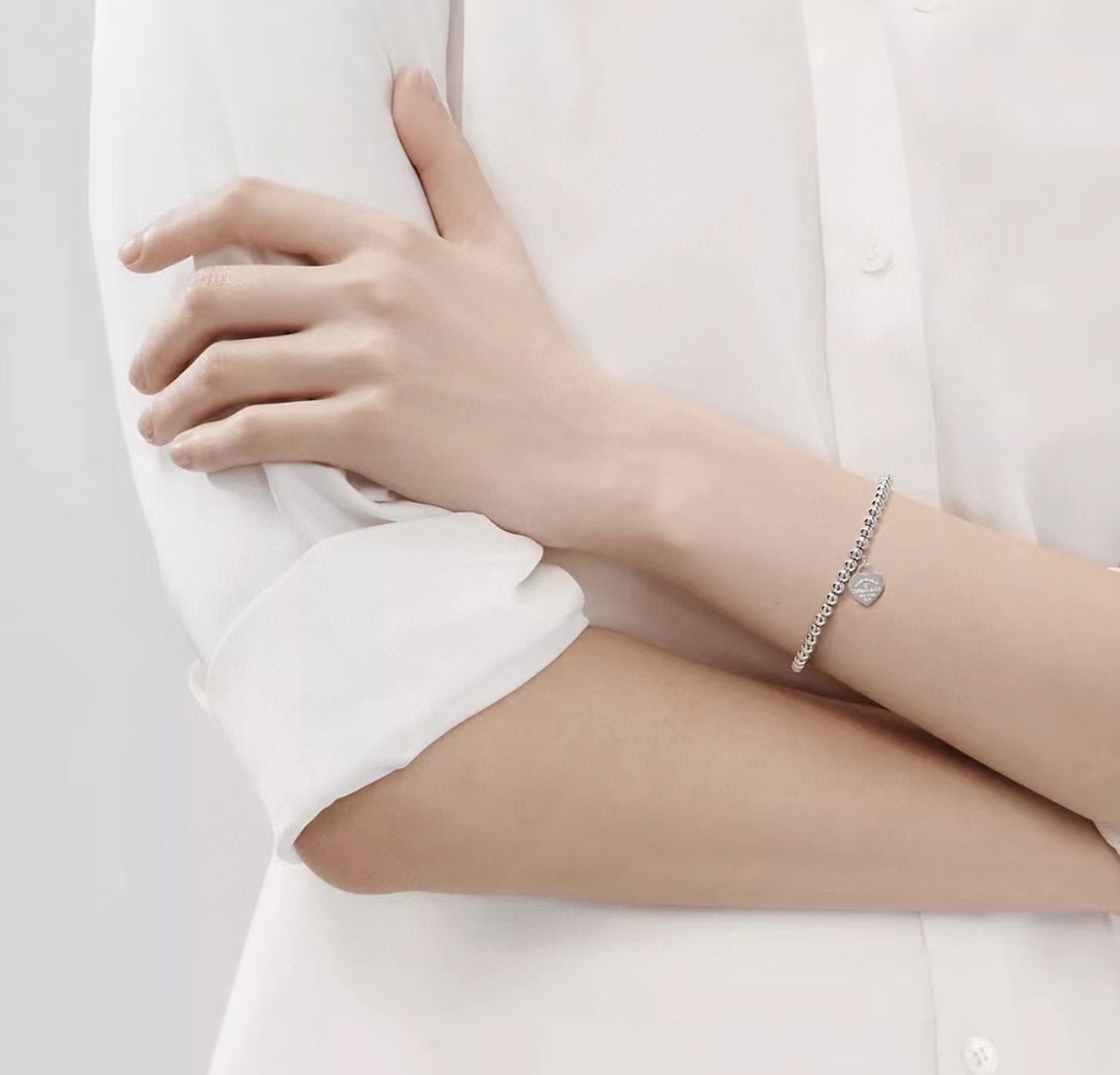 ティファニー TIFFANY & Co. シルバー スター同着 カップル ブレスレット 代金引換可