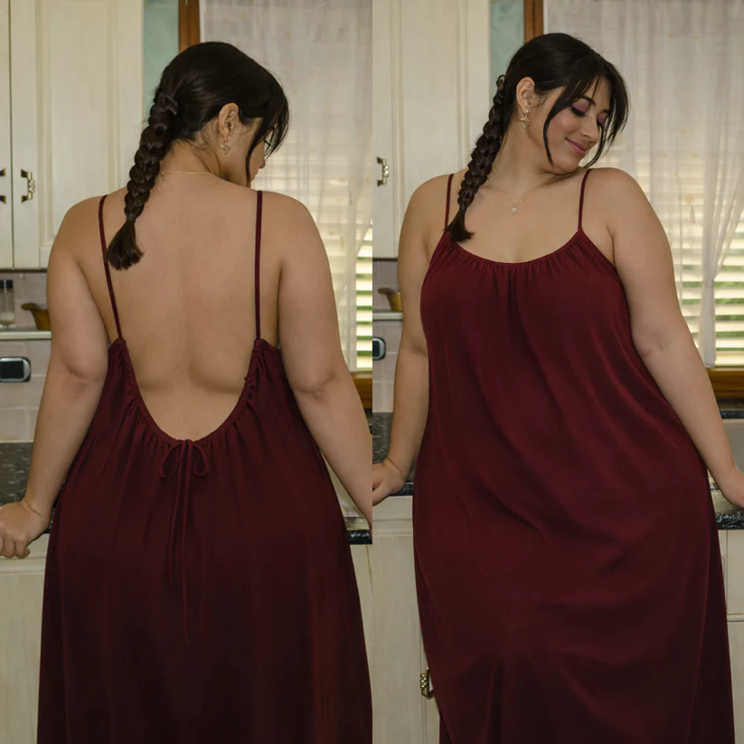 Backless Lounge Maxi Dress