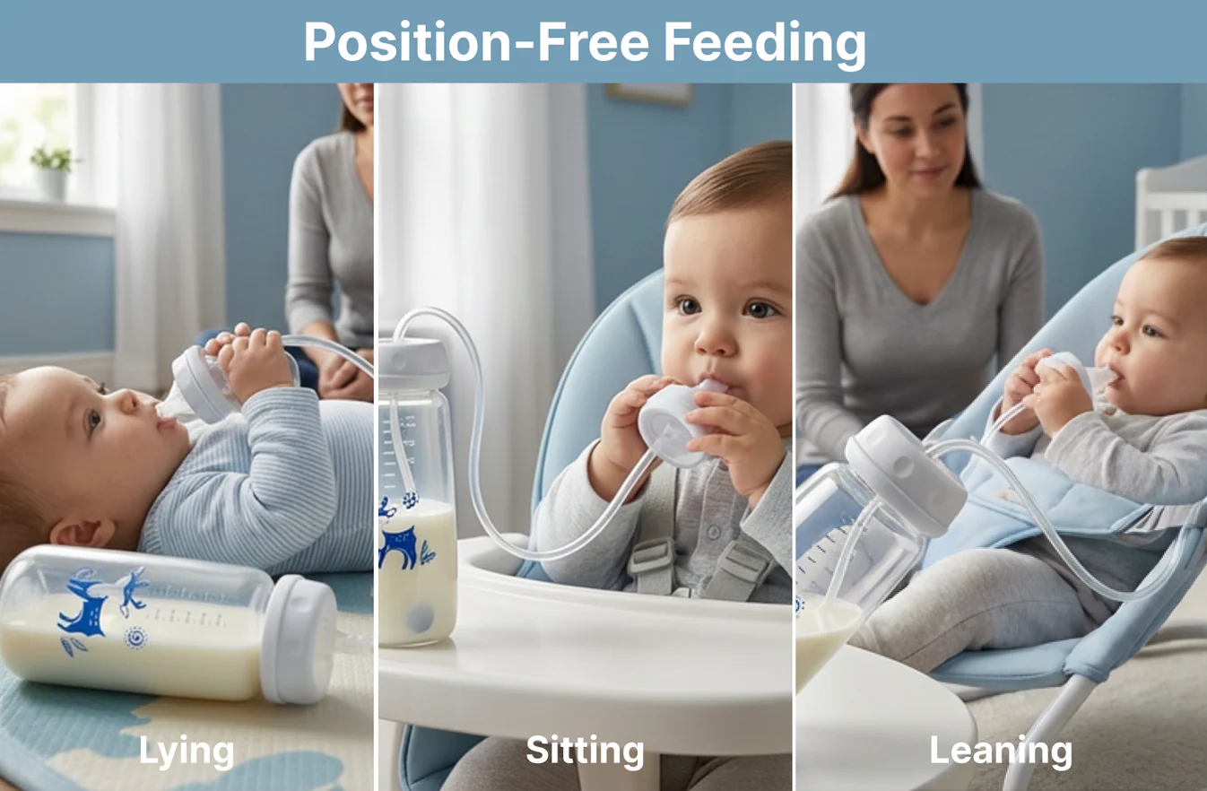 Hands-Free Self-Feeding Bottle for Babies (Buy 1Get 1 Free)