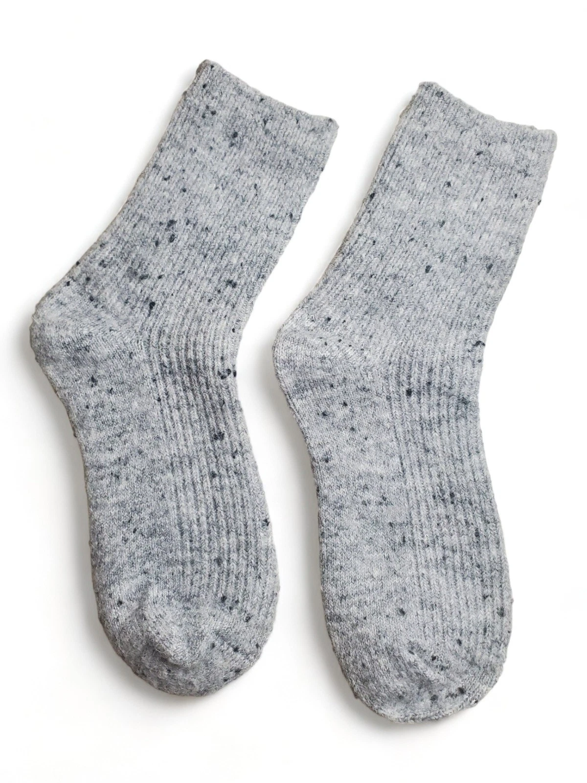 Wool & Cashmere Socks, 3 Pack, Womens Sizes 5-9, Earl Gray Color