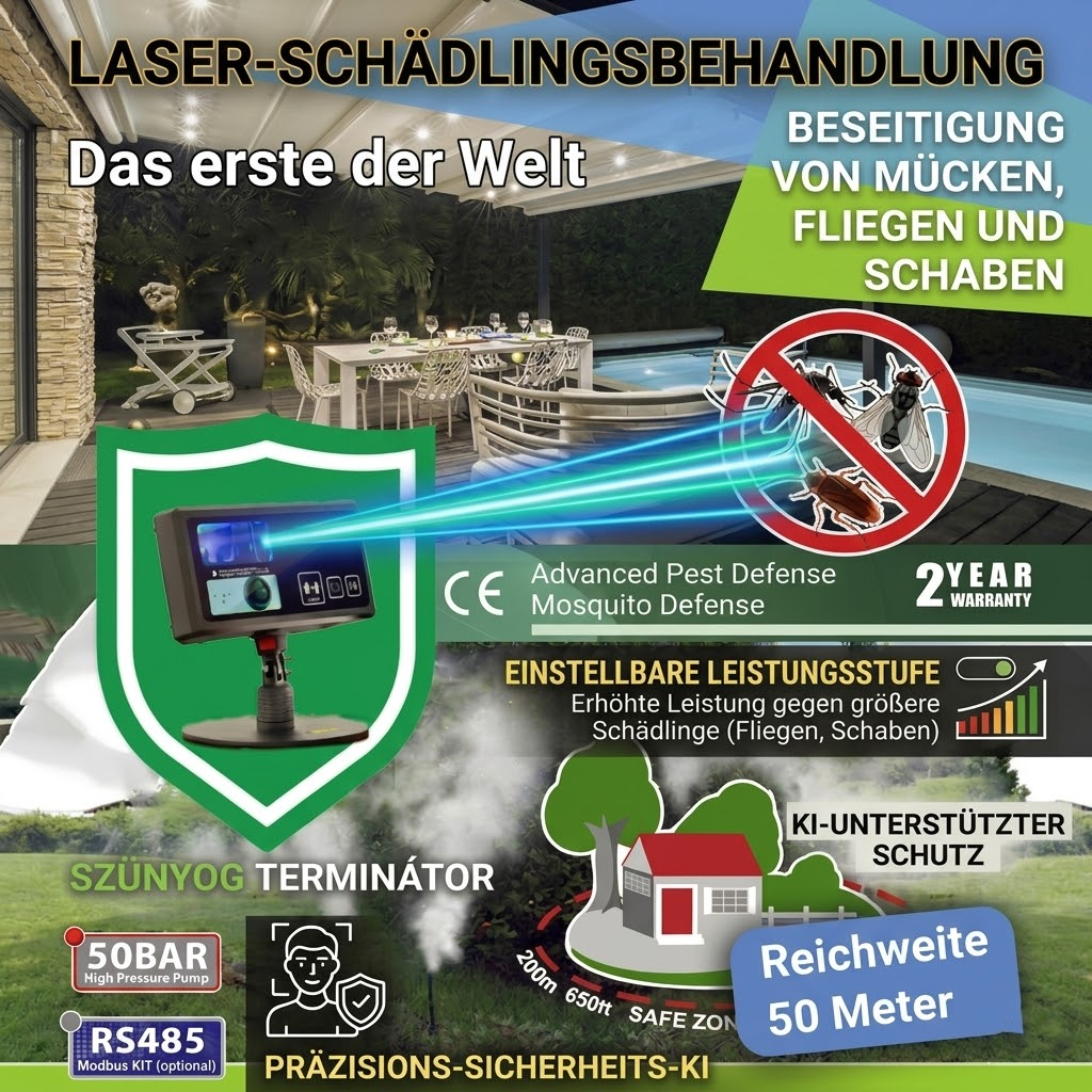 Verabschieden Sie sich sicher von Insektenstichen: Ein intelligentes, tragbares Insektenabwehrsystem mit KI-basierter Technologie zur Insektenvermeidung.