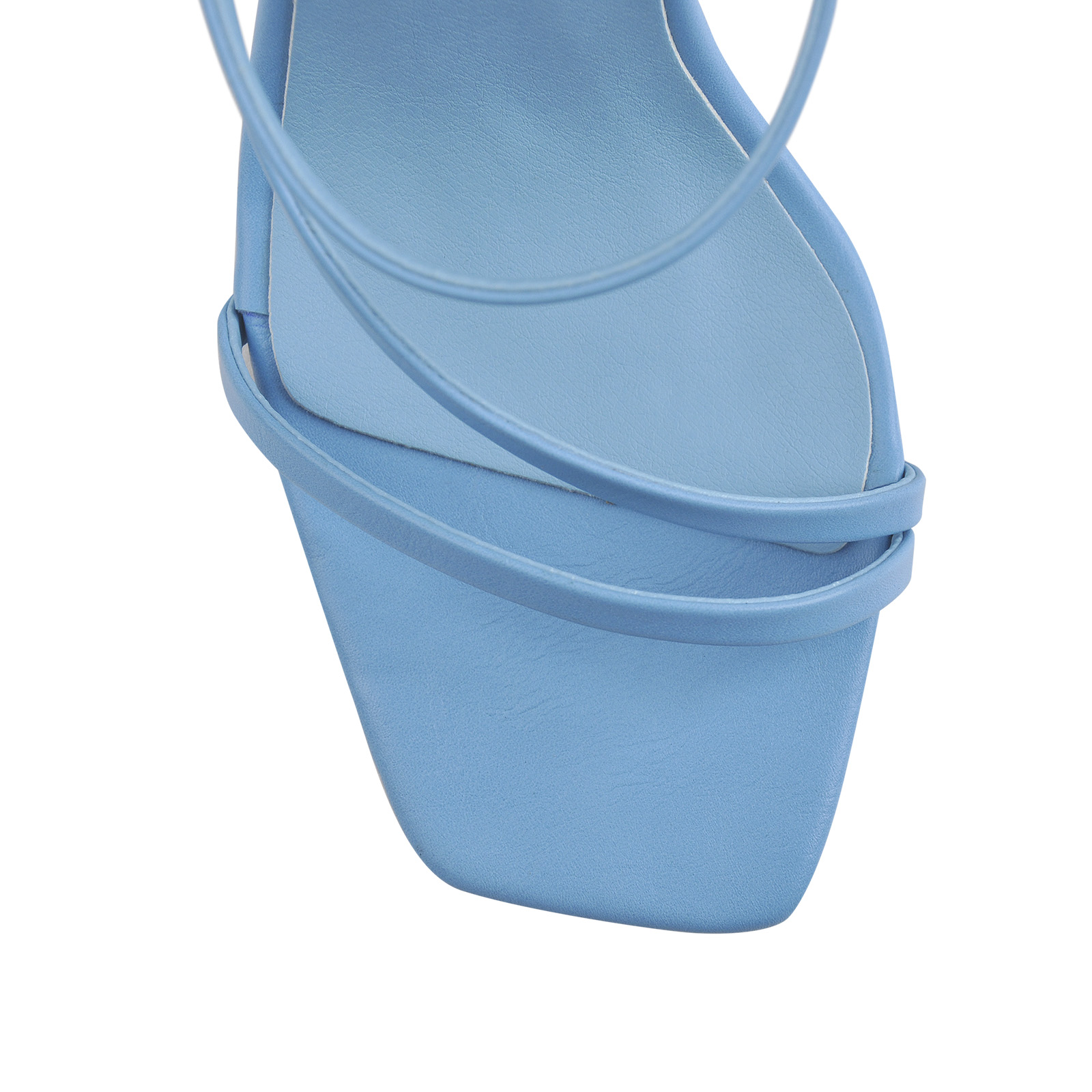 Square Toe Strappy Mule Sandals