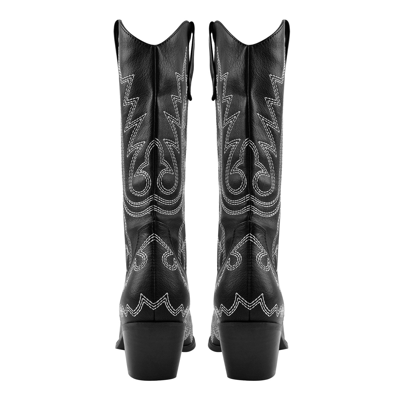 Embroidery Tapered Heel Western Boots
