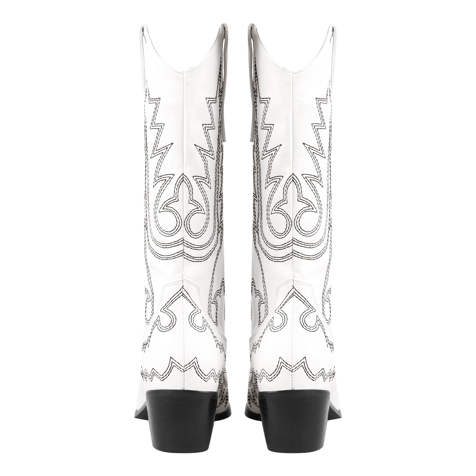 Embroidery Tapered Heel Western Boots