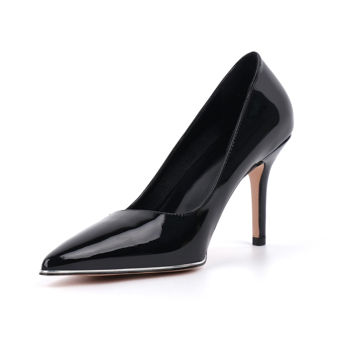 Pointed Toe Patent Leather Stiletto Pumps