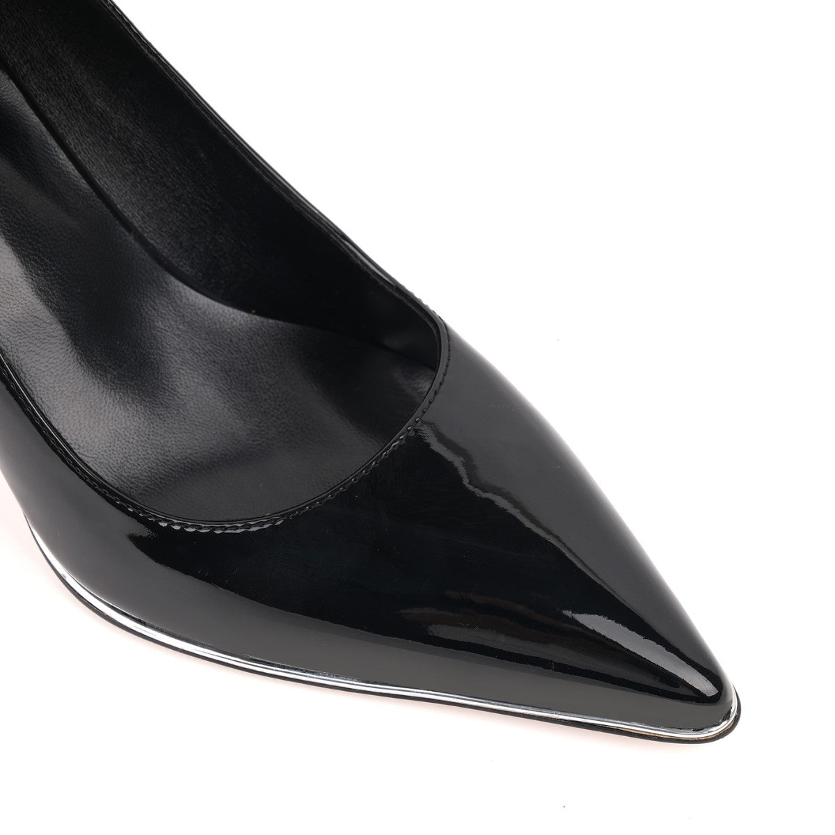 Pointed Toe Patent Leather Stiletto Pumps