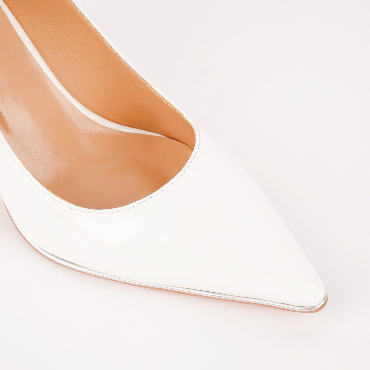 Pointed Toe Patent Leather Stiletto Pumps