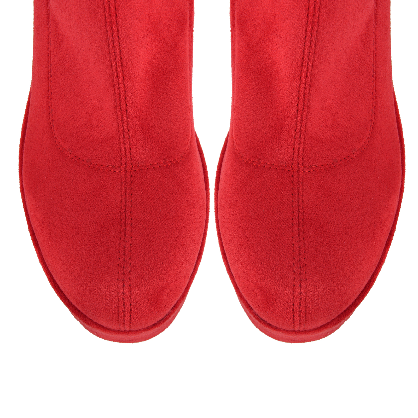 Suede Platform Chunky Heel Ankle Boots