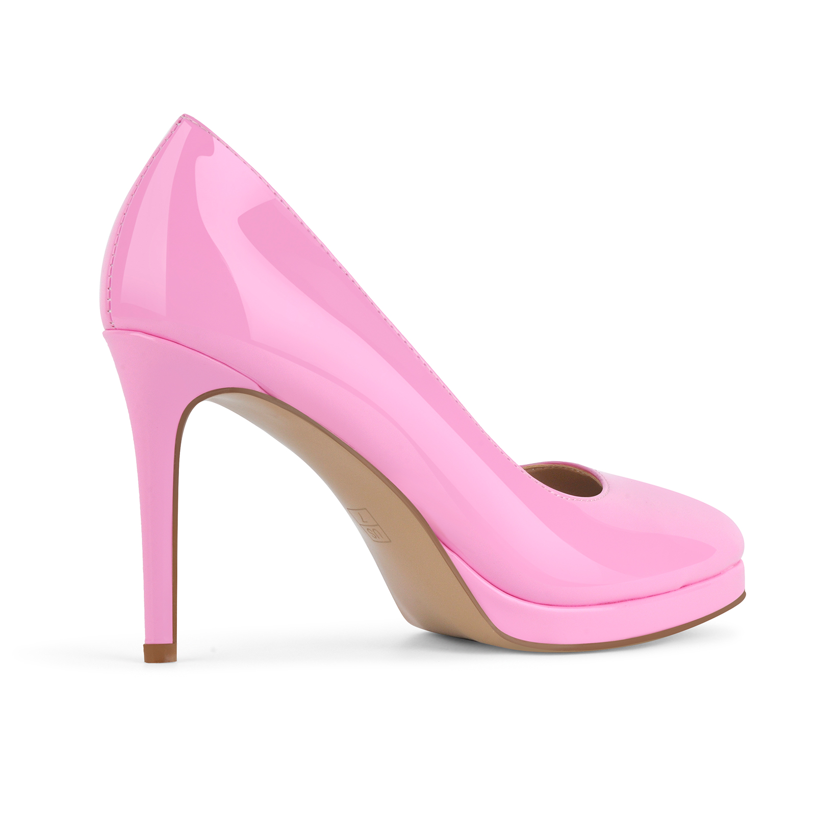 Low Platform Patent Leather Stiletto Pumps