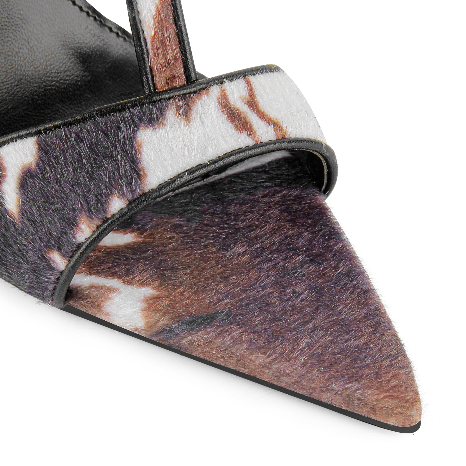 Pointed Toe T-Strap Lace-up Boots Sandals